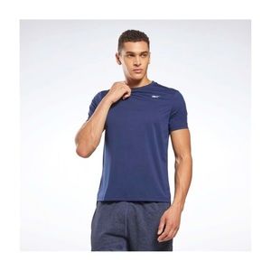 Reebok Mens Perforated Basic Athletic T-Shirt